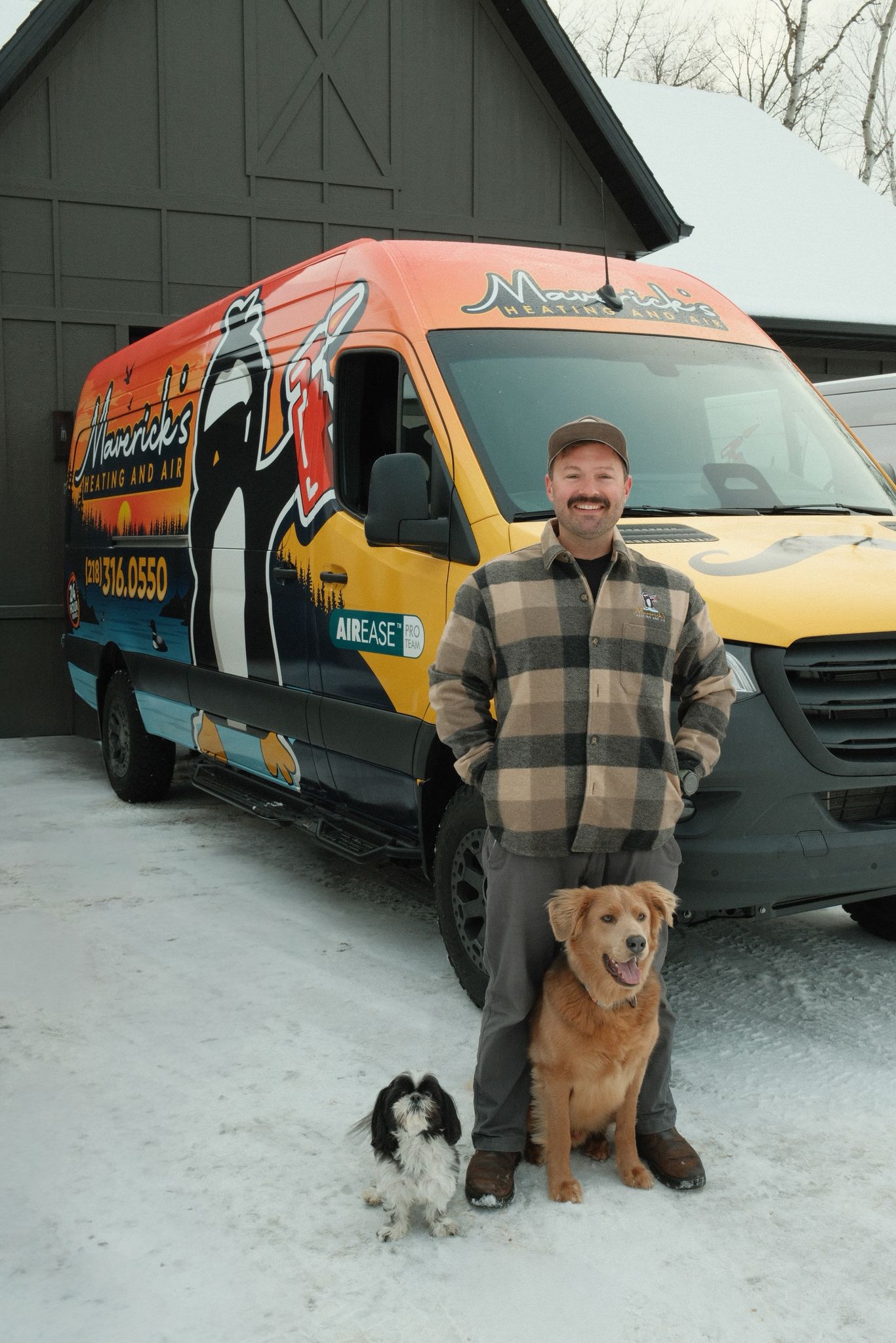 Maverick, owner of Maverick's Heating & Air