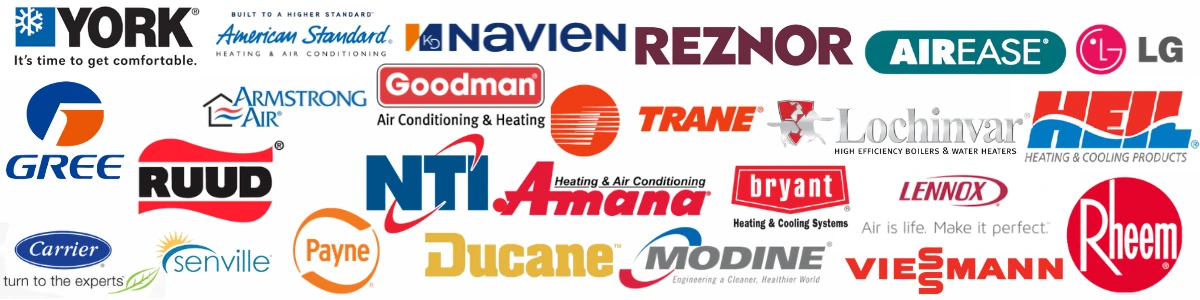 HVAC brands we service and install: Carrier, Lennox, Trane, Bryant, Rheem, and more in Brainerd Lakes Area